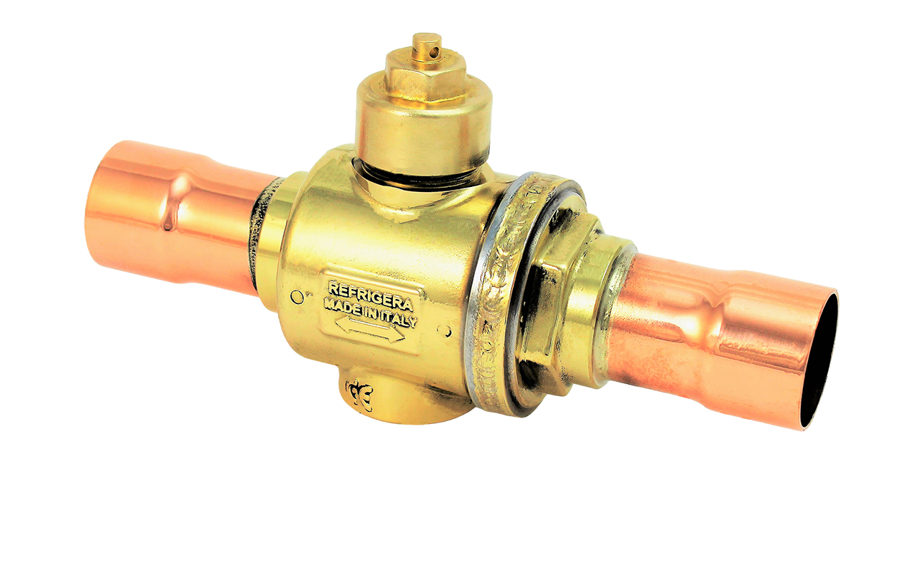 Valvola a sfera senza presa schrader alta pressione