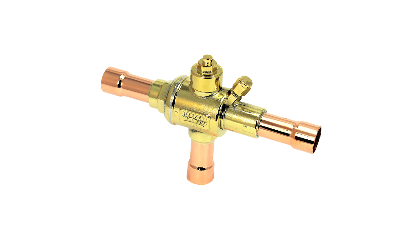 Valvola a sfera con presa schrader alta pressione